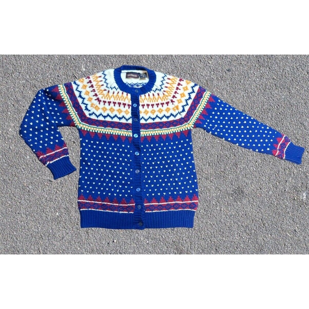 Vintage 90s Gotham Cardigan Sweater Women’s Size S Cottagecore